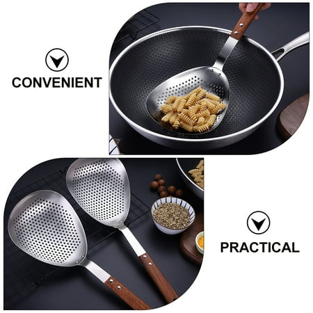 Noodle Strainer Household Frying Strainer Multi-function Strainer Spoon Stainless Food Strainer Noodle Accessory
Noodle Strainer Household Frying Strainer Multi-function Strainer Spoon Stainless Food Strainer Noodle Accessory