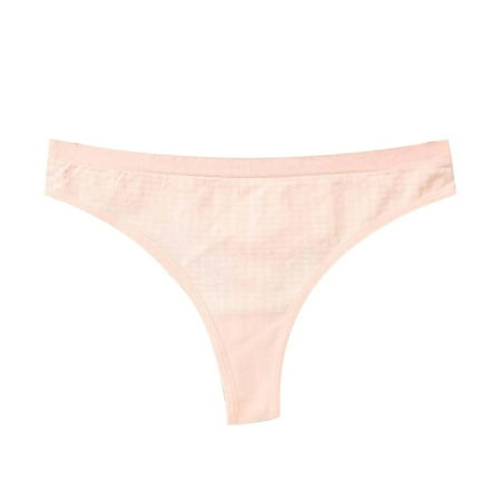 Zuwimk Womens Panties Women s Low Rise Underwear Y-Back Lingerie Thong Panty Pink One Size 
Zuwimk Womens Panties Women s Low Rise Underwear Y-Back Lingerie Thong Panty Pink One Size