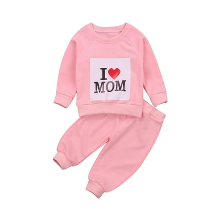 JBEELATE Baby Girl Clothes I Love MOM Print Sweatshirt and Pink Pants Outfit Sets Fall Winter Clothes for Toddler
JBEELATE Baby Girl Clothes I Love MOM Print Sweatshirt and Pink Pants Outfit Sets Fall Winter Clothes for Toddler