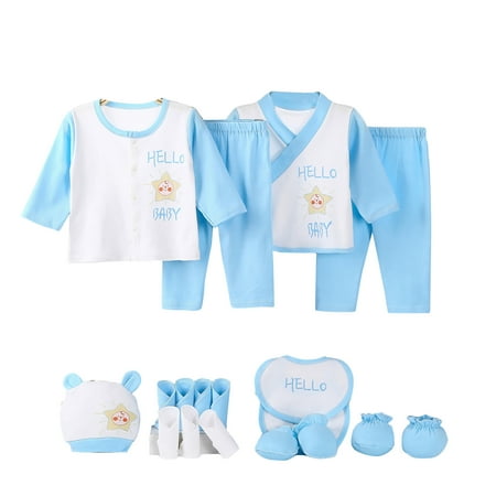 DNDKILG Newborn Infant Baby Girl Boy Summer Clothing Set T Shirts and Set Outfits Short Sleeve Blue 0-12M
DNDKILG Newborn Infant Baby Girl Boy Summer Clothing Set T Shirts and Set Outfits Short Sleeve Blue 0-12M