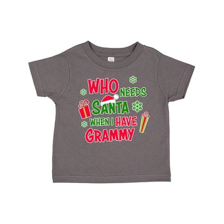 Inktastic Who Needs Santa when I Have Grammy Boys or Girls Toddler T-Shirt
Inktastic Who Needs Santa when I Have Grammy Boys or Girls Toddler T-Shirt