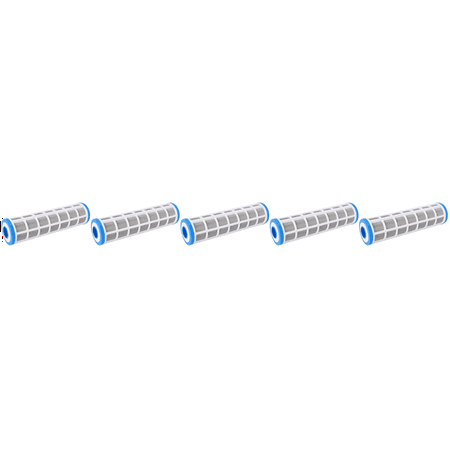 5X 10 Inch Stainless Steel Wire Mesh Filter Water Purifier Pre Filter for Scale Prevention
5X 10 Inch Stainless Steel Wire Mesh Filter Water Purifier Pre Filter for Scale Prevention
