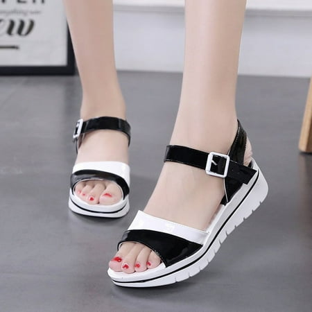 Mishuowoti sandals for women 2023 Women Shoes Thick Sole Loose Color Blocking Thick Sole Women Sandals Middle Heel Wedge Heels Casual Fashion All Match Sandals
Mishuowoti sandals for women 2023 Women Shoes Thick Sole Loose Color Blocking Thick Sole Women Sandals Middle Heel Wedge Heels Casual Fashion All Match Sandals