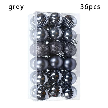 36PCS 4CM Plastic DIY Gifts Party Supplies Crafts Christmas Tree Decoration Drop Pendant Xmas Hanging Ball Bauble GREY
36PCS 4CM Plastic DIY Gifts Party Supplies Crafts Christmas Tree Decoration Drop Pendant Xmas Hanging Ball Bauble GREY