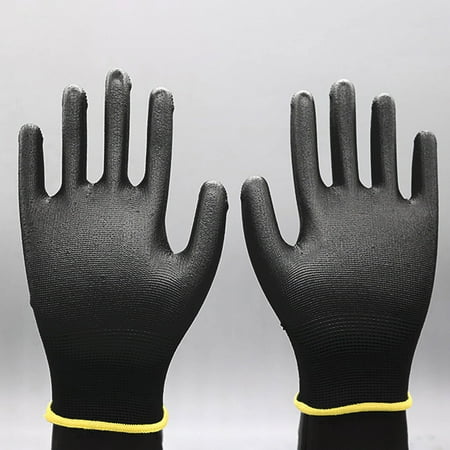 Tdoenbutw Clearance 12 Pairs Lightweight Nitrile Coated Grip Work Gloves Black Size 8/M Black
Tdoenbutw Clearance 12 Pairs Lightweight Nitrile Coated Grip Work Gloves Black Size 8/M Black