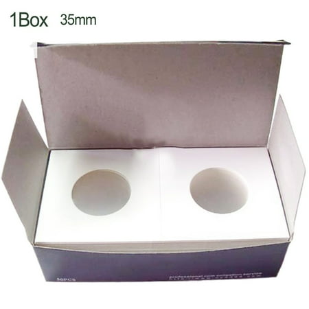 Ana 12 Specifications Coin Holders Stamp Coin Storage Square Cardboard Box