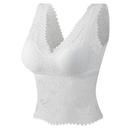 REORIAFEE Women Push Up Bra Fashion Lace Backless Solid Strap Wrap Hollow Out Bra White One Size
REORIAFEE Women Push Up Bra Fashion Lace Backless Solid Strap Wrap Hollow Out Bra White One Size