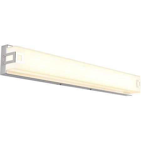 DTLYH Modern Dimmable LED Vanity Lights for Bathroom 32.28 W Glass Chrome Bathroom Vanity Light Fixtures Vertically or Horizontally 30W 2400lm 3000K Warm White Sconces Mirror Lightin
DTLYH Modern Dimmable LED Vanity Lights for Bathroom 32.28 W Glass Chrome Bathroom Vanity Light Fixtures Vertically or Horizontally 30W 2400lm 3000K Warm White Sconces Mirror Lightin