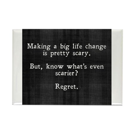 CafePress - Regret Magnets - Rectangle Magnet, 2"x3" Refrigerator Magnet