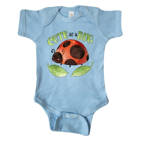 Inktastic Cute as a Bug- Ladybug Gift Baby Boy or Baby Girl Bodysuit