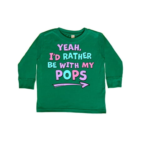 Inktastic Yeah I d Rather be with My Pops in Pink Blue and Purple Gift Toddler Boy or Toddler Girl Long Sleeve T-Shirt
Inktastic Yeah I d Rather be with My Pops in Pink Blue and Purple Gift Toddler Boy or Toddler Girl Long Sleeve T-Shirt
