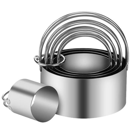Ksruee Stainless Steel Baking Mould | Durable Mousse Baking Mould for Making Mousse Cakes | Cookie Cutter with Multiple Sizes to Choose
Ksruee Stainless Steel Baking Mould | Durable Mousse Baking Mould for Making Mousse Cakes | Cookie Cutter with Multiple Sizes to Choose