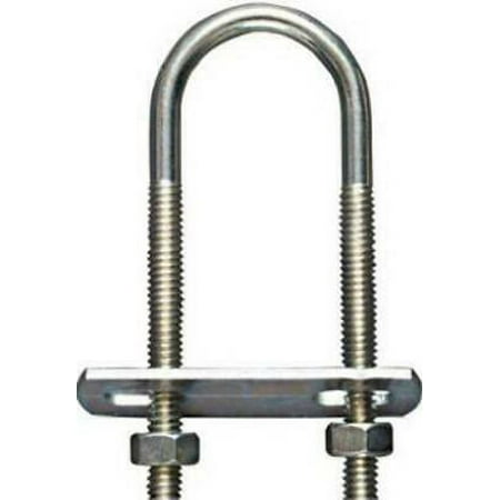 2PK 1/4 x 1-1/8 x 3-1/2 #136 Zinc U-Bolt Bulk 5/PK