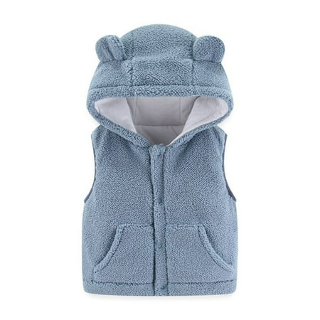 DENGDENG Baby Unisex Pockets Button Up Vest Infant Sleeveless Hooded Jacket Fleece Outwear 0-4Y
DENGDENG Baby Unisex Pockets Button Up Vest Infant Sleeveless Hooded Jacket Fleece Outwear 0-4Y