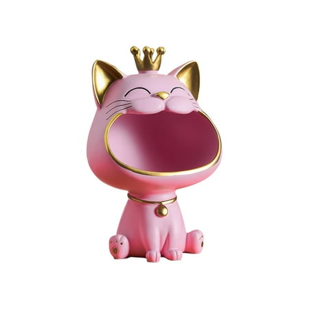 Fopp Seller Laughing Cat Statue Big Mouth Cat Storage Box Cat Cat Sculpture Cat Storage Box Key Bowl Jewelry Tray Pink One Size
Fopp Seller Laughing Cat Statue Big Mouth Cat Storage Box Cat Cat Sculpture Cat Storage Box Key Bowl Jewelry Tray Pink One Size
