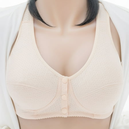 VEKDONE Women Bras Clearance Sale Wireless Bras for Women Front Button Everyday Bra with Support Comfort Full-Coverage Push Up Bra Ladies Beige XXL
VEKDONE Women Bras Clearance Sale Wireless Bras for Women Front Button Everyday Bra with Support Comfort Full-Coverage Push Up Bra Ladies Beige XXL