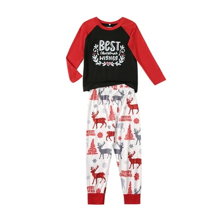 luethbiezx Christmas Parent-child Nightwear Set Antler and Letter Printed Pattern Tops+Pants/ Romper
luethbiezx Christmas Parent-child Nightwear Set Antler and Letter Printed Pattern Tops+Pants/ Romper