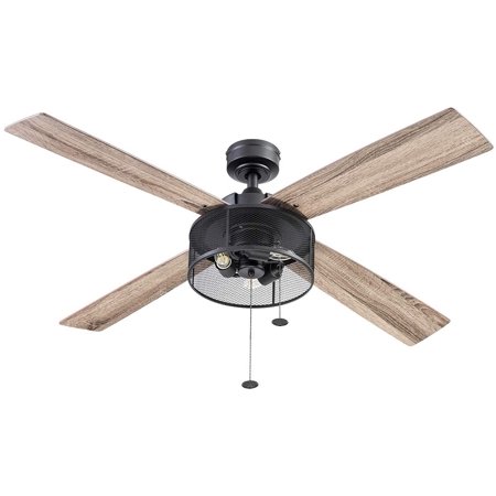 ZZHYYDS Mandino Ceiling Fan - 52-in Dual Mount Indoor Fan with Pull Chains- LED Ceiling Fan with Light - Industrial Room Fan with Dual Finish Blades Matte Black
ZZHYYDS Mandino Ceiling Fan - 52-in Dual Mount Indoor Fan with Pull Chains- LED Ceiling Fan with Light - Industrial Room Fan with Dual Finish Blades Matte Black
