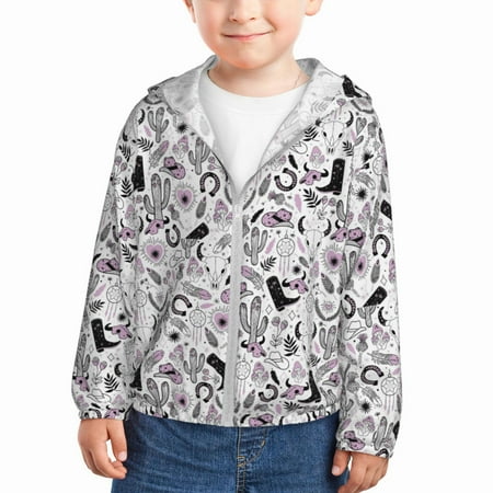 Lukts Cowboy Print Children s Long-Sleeved Sun Protection Clothing Hooded Sweatshirts for Boys and Girls Outdoor Sports-2 Years
Lukts Cowboy Print Children s Long-Sleeved Sun Protection Clothing Hooded Sweatshirts for Boys and Girls Outdoor Sports-2 Years