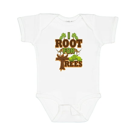 Inktastic Arbor Day Root for Trees Gift Baby Boy or Baby Girl Bodysuit