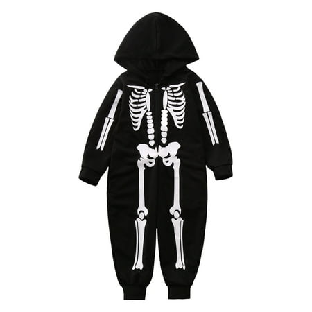 Sunisery Family Matching Jumpsuit Skeleton Print Long Sleeve Hooded Romper with Zipper
Sunisery Family Matching Jumpsuit Skeleton Print Long Sleeve Hooded Romper with Zipper