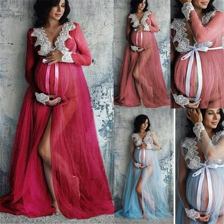 Tejiojio Maternity/Labor/Nursing Clothing Clearance Women Lace Maternity Dress WomenPregnancy Lace Long Maxi Dress
Tejiojio Maternity/Labor/Nursing Clothing Clearance Women Lace Maternity Dress WomenPregnancy Lace Long Maxi Dress