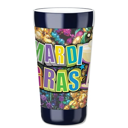 Mugzie 16-Ounce Tumbler Drink Cup with Removable Insulated Wetsuit Cover - Mardi Gras Beads
Mugzie 16-Ounce Tumbler Drink Cup with Removable Insulated Wetsuit Cover - Mardi Gras Beads
