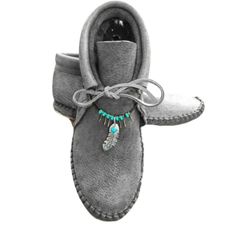Women\ s PU Boots with Feather Chain Front Lace-up Flat Boots Vintage Style Easy to Put on Winter Outdoor Supply
Women\ s PU Boots with Feather Chain Front Lace-up Flat Boots Vintage Style Easy to Put on Winter Outdoor Supply