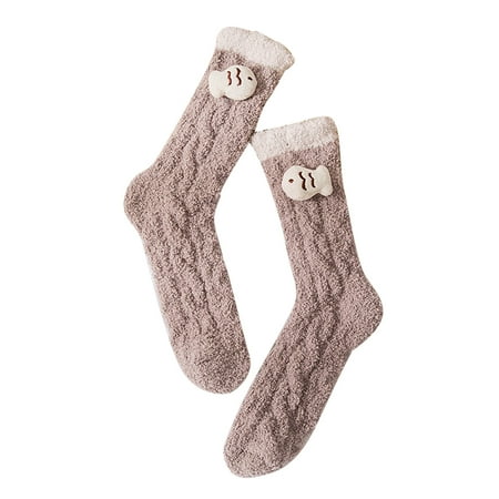 Womens Winter Doll Socks Autumn And Winter Mid Tube Socks Coral Fleece Thickened Warm Stockings Socks for Women Winter
Womens Winter Doll Socks Autumn And Winter Mid Tube Socks Coral Fleece Thickened Warm Stockings Socks for Women Winter