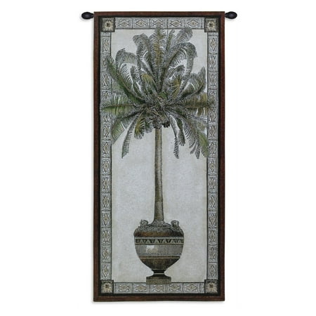FineArtTapestries 1707-WH Old World Palm I Wall Tapestry