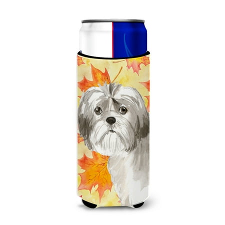 Carolines Treasures CK1825MUK Fall Leaves Shih Tzu Puppy Michelob Ultra Hugger for slim cans Slim Can multicolor
Carolines Treasures CK1825MUK Fall Leaves Shih Tzu Puppy Michelob Ultra Hugger for slim cans Slim Can multicolor