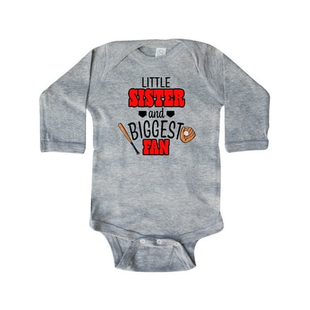 Inktastic Little Sister and Biggest Fan Baseball Glove and Bat Gift Baby Girl Long Sleeve Bodysuit
Inktastic Little Sister and Biggest Fan Baseball Glove and Bat Gift Baby Girl Long Sleeve Bodysuit