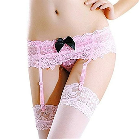 QWERTYU Sexy Low Rise Thong for Women Seamless Bikini G-String Underwear See Through Breathable Panties with Garter Pink One Size
QWERTYU Sexy Low Rise Thong for Women Seamless Bikini G-String Underwear See Through Breathable Panties with Garter Pink One Size