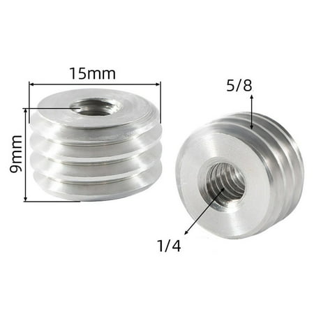 1/4 3/8 To 5/8 Female Male Threaded Screw Mount Adapter For Tripod Camera Studio