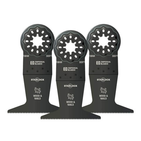 Imperial Blades Starlock 2-1/2 Standard Wood And Nails Blade 3Pc