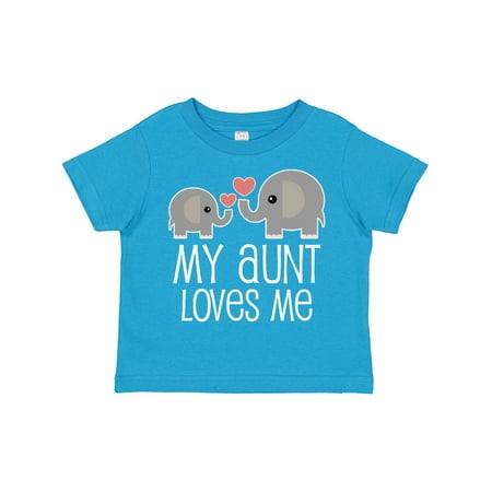 Inktastic My Aunt Loves Me Niece Nephew Elephant Gift Toddler Boy or Toddler Girl T-Shirt
Inktastic My Aunt Loves Me Niece Nephew Elephant Gift Toddler Boy or Toddler Girl T-Shirt