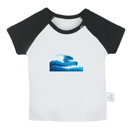 Nature Pattern Sea Wave T shirt For Baby Newborn Babies T-shirts Infant Tops 0-24M Kids Graphic Tees Clothing (Short Black Raglan T-shirt 12-18 Months)
Nature Pattern Sea Wave T shirt For Baby Newborn Babies T-shirts Infant Tops 0-24M Kids Graphic Tees Clothing (Short Black Raglan T-shirt 12-18 Months)