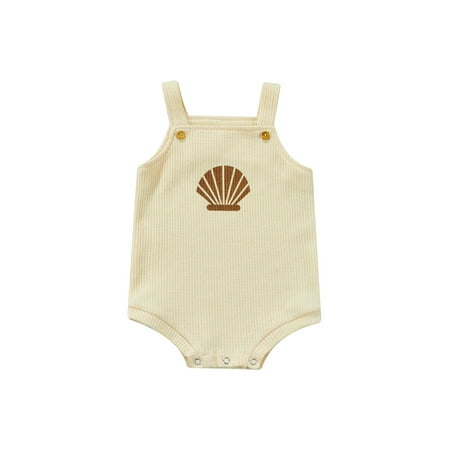 Binpure Infant Baby Summer Romper Cartoon Shell Printed Sleeveless Strap Triangle Bodysuit
Binpure Infant Baby Summer Romper Cartoon Shell Printed Sleeveless Strap Triangle Bodysuit