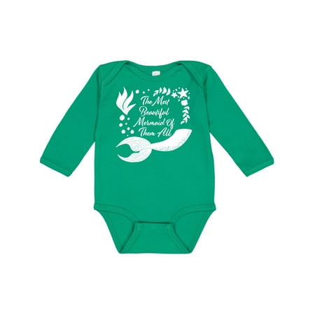 Inktastic The Most Beautiful Mermaid of Them All with Mermaid Tail Gift Baby Boy or Baby Girl Long Sleeve Bodysuit
Inktastic The Most Beautiful Mermaid of Them All with Mermaid Tail Gift Baby Boy or Baby Girl Long Sleeve Bodysuit
