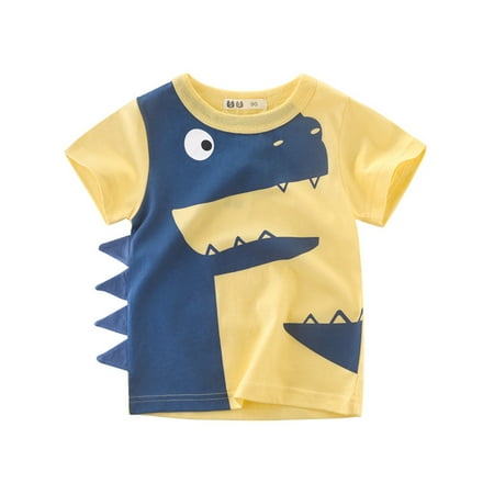 DENGDENG Baby Boys Girls Cartoon Animal Short Sleeve T-Shirt Toddler Crewneck Graphic Tops 1-7Y
DENGDENG Baby Boys Girls Cartoon Animal Short Sleeve T-Shirt Toddler Crewneck Graphic Tops 1-7Y