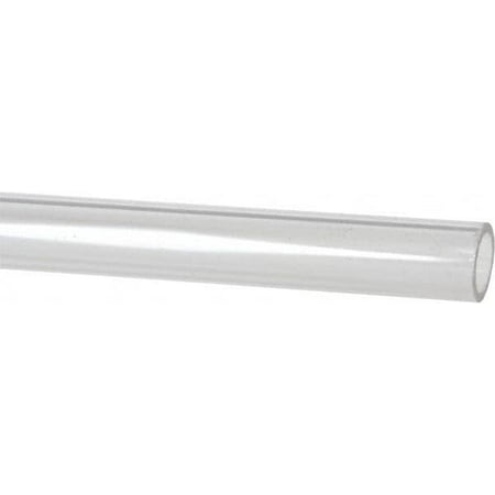 Made in USA 3/4 Inch Outside Diameter x 6 Ft. Long Plastic Round Tube Acrylic