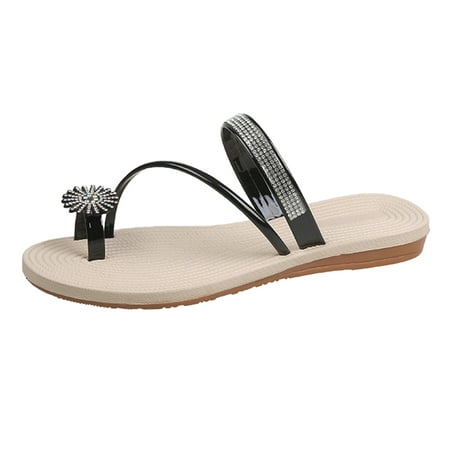 ZAROYEAX Women Girls Pearl Set Toe Elastic Sandals Flat Strap Casual Home Sandals Slippers Beach Slippers
ZAROYEAX Women Girls Pearl Set Toe Elastic Sandals Flat Strap Casual Home Sandals Slippers Beach Slippers
