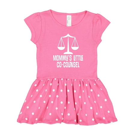 Inktastic Lawyer Mommy Little Co Counsel Gift Toddler Girl Dress