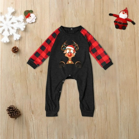 ERTUTUYI Family Matching Christmas Pajamas Set Plaid Sleeves Cute Pattern Printing Festival For Baby ParentChild Outfit Black 3M
ERTUTUYI Family Matching Christmas Pajamas Set Plaid Sleeves Cute Pattern Printing Festival For Baby ParentChild Outfit Black 3M