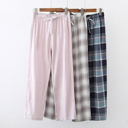 Clearance!Summer Women s Pajama Pants Casual Soft Cotton Pants Female Striped Loose Sleepwear Ladies Lounge Wear Closing Pants
Clearance!Summer Women s Pajama Pants Casual Soft Cotton Pants Female Striped Loose Sleepwear Ladies Lounge Wear Closing Pants