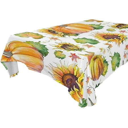 Hyjoy Thanksgiving Pumpkin Tablecloth Waterproof Washable Polyester Square Table Cover Durable Tablecloth for Kitchen Dining Table Party Decor (54 X 72 Inch) 
Hyjoy Thanksgiving Pumpkin Tablecloth Waterproof Washable Polyester Square Table Cover Durable Tablecloth for Kitchen Dining Table Party Decor (54 X 72 Inch)