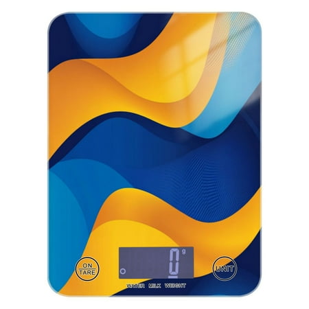 Blue and Yellow Background Food Scale Digital Kitchen Scale Waterproof Grams Ounces lbs for For Baking and Cooking 
Blue and Yellow Background Food Scale Digital Kitchen Scale Waterproof Grams Ounces lbs for For Baking and Cooking