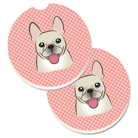Carolines Treasures BB1238CARC Checkerboard Pink French Bulldog Set of 2 Cup Holder Car Coasters Large multicolor
Carolines Treasures BB1238CARC Checkerboard Pink French Bulldog Set of 2 Cup Holder Car Coasters Large multicolor