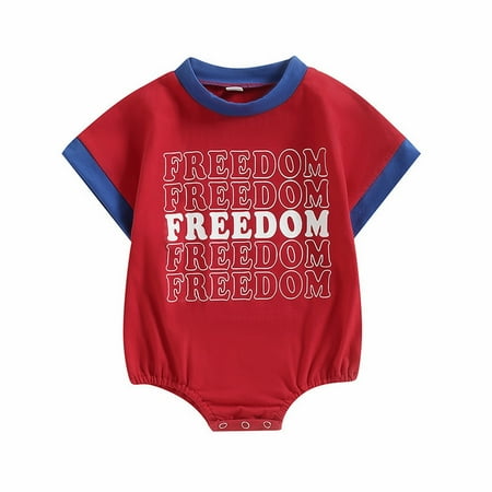 Rovga Baby Girl Bodysuits Independence Day Girl Short Sleeved Jumpsuit Summer Colorful Letters Short Sleeved Jumpsuit
Rovga Baby Girl Bodysuits Independence Day Girl Short Sleeved Jumpsuit Summer Colorful Letters Short Sleeved Jumpsuit