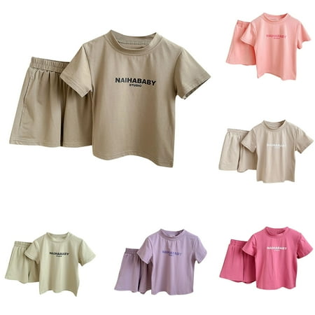 Darzheoy 3T Onesies Girl Toddler Children Print Loose Boy Girl Pockets Shorts Short Sleeve Round-Neck Blouses T-shirt Sets
Darzheoy 3T Onesies Girl Toddler Children Print Loose Boy Girl Pockets Shorts Short Sleeve Round-Neck Blouses T-shirt Sets
